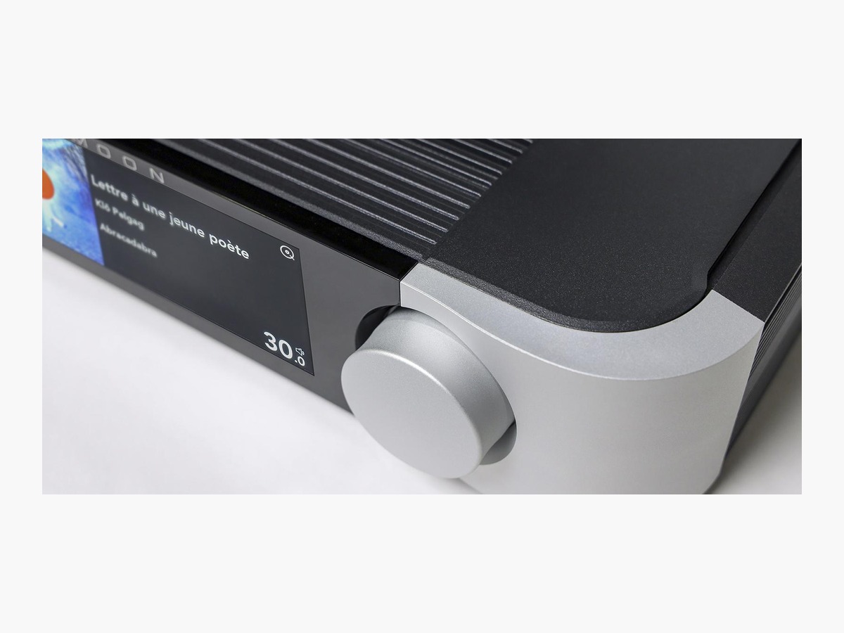 MOON 371BKSIL Network Player/Amp with MDCA Technology