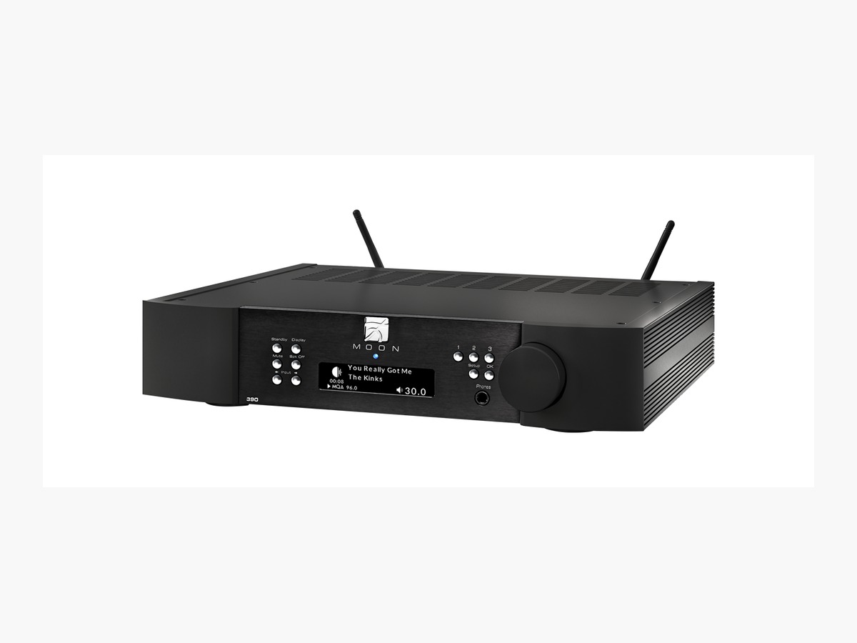 MOON 390HDMI Network Player/Preamplifier - High-End Audio Black