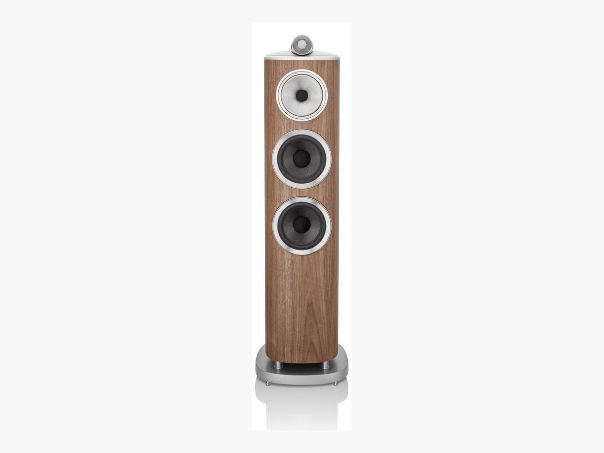 Bowers & Wilkins 804D4 Walnut Floor Standing Speakers - Elegance in Audio