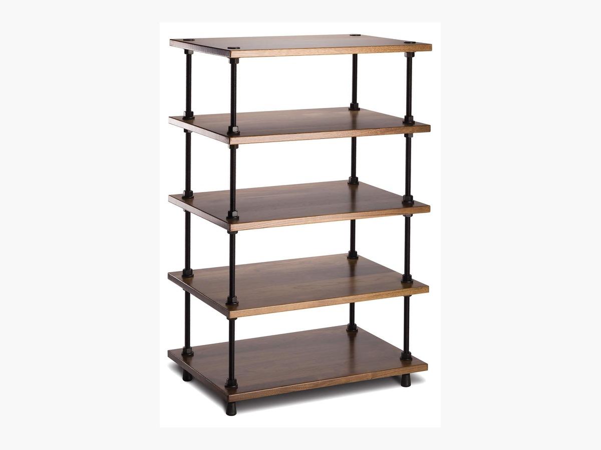 Salamander Designs Archetype A5 Audio Rack - Timeless Elegance Walnut
