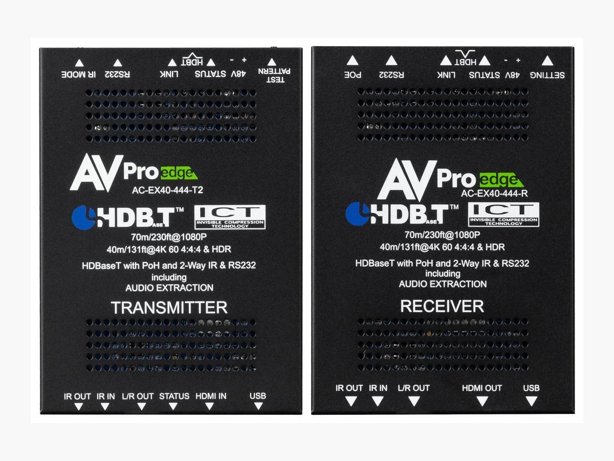 AVPRO EDGE ACEX40444KIT — 40M 18Gbps HDBaseT Extender with Superior HDR Support