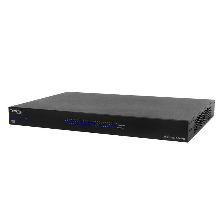 Araknis AN220SWR24POE Layer 2 Managed Gigabit Switch with Partial PoE+