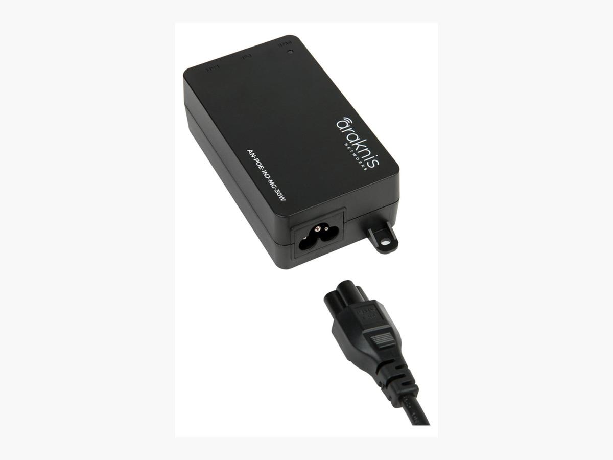 Araknis AN-POE-INJ-MG-30 PoE+ Injector with 2.5Gbps Speed Walnut