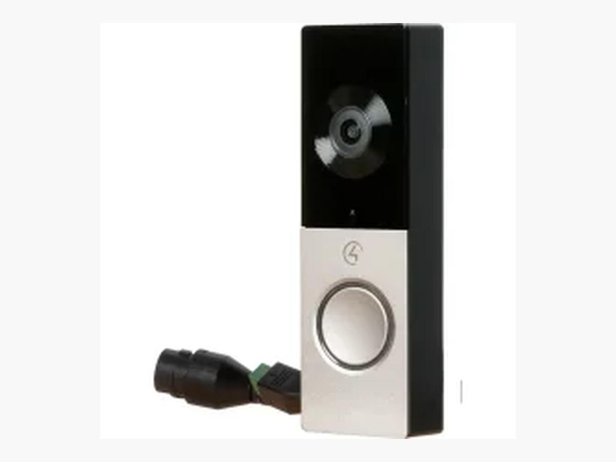 Control4 Chime PoE Video Doorbell - Peace of Mind in Satin Nickel