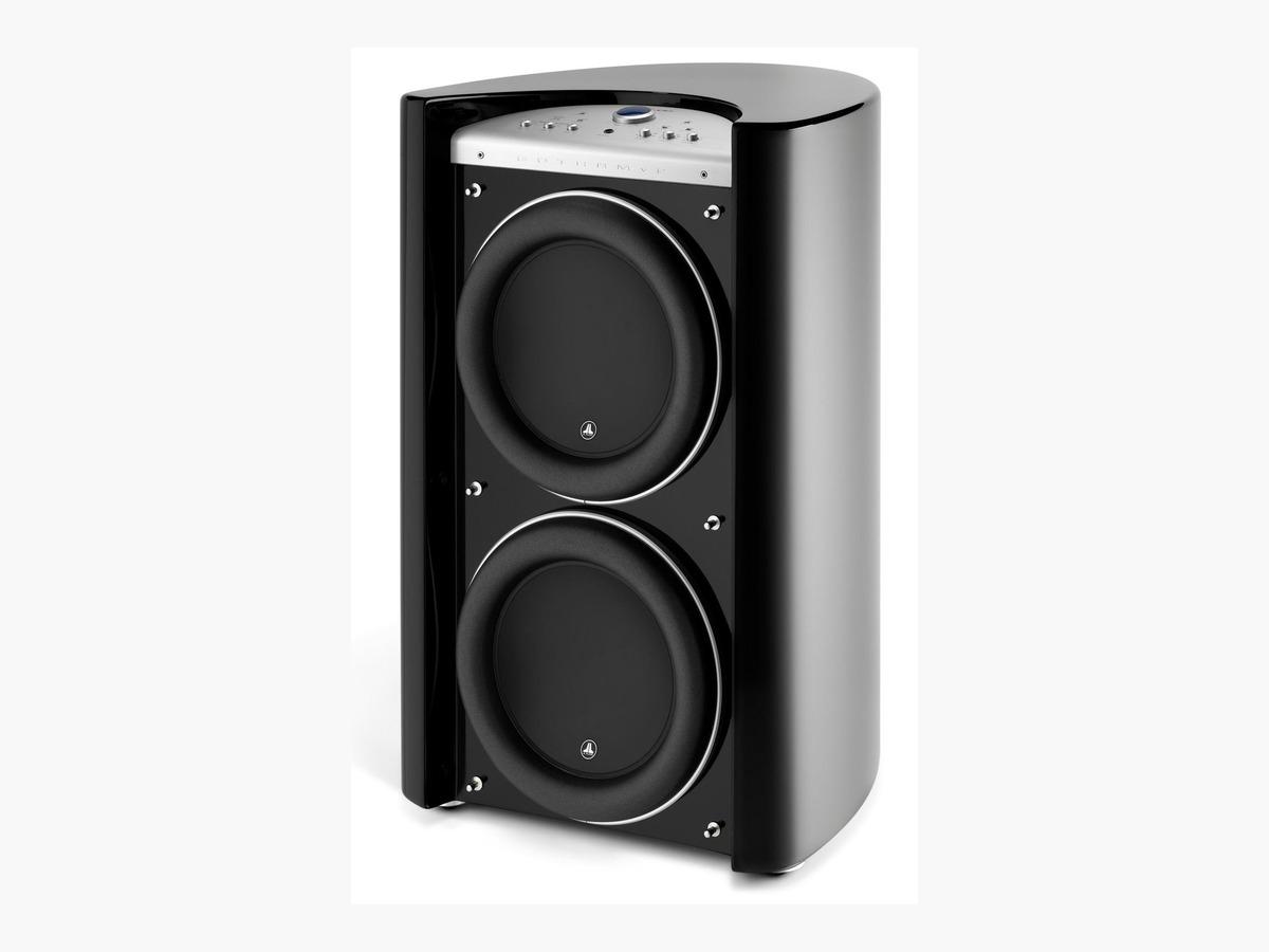JL Audio Gotham v2 Gloss Powered Subwoofer for Deep Bass Impact