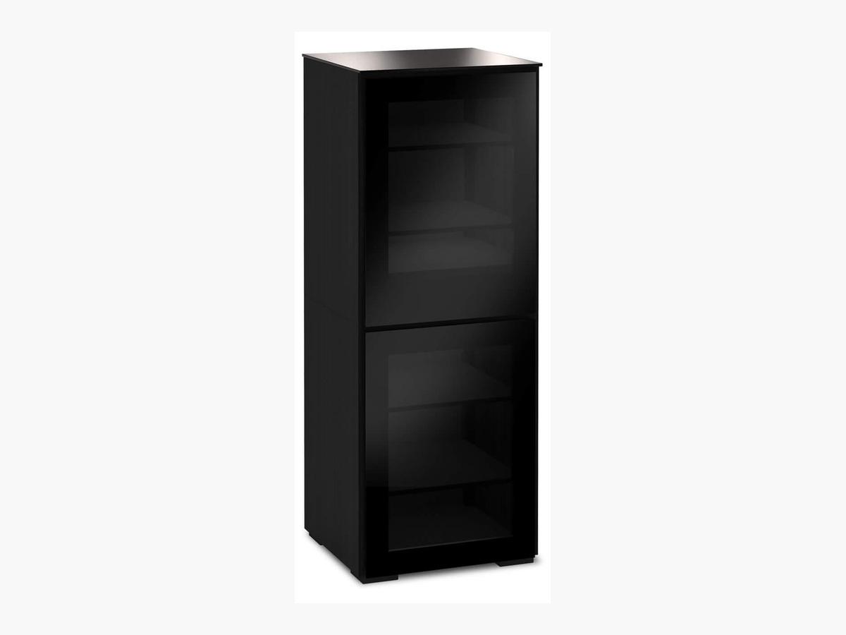 Salamander Designs OSLO617 Audio Cabinet - Black Oak Elegance